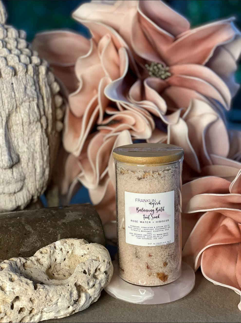 Rose Water + Hibiscus Balancing Bath + Foot Soak